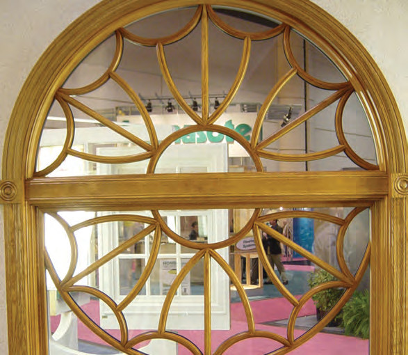 Custom decorative grille detail